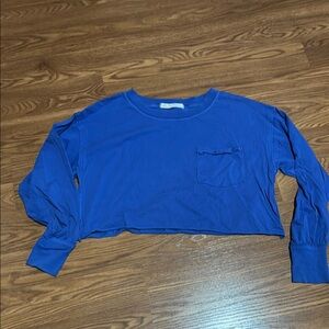 We The Free Royal Blue Crew Neck Tee